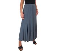 icecoolfashion Women's Full Length Maxi Skirt 38" Fishtail Panelled Style | Smart, Elasticated Waist, Workwear, Business, Office or Formal, Ankle Length, Fully Lined
