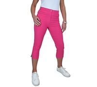 icecoolfashion Womens High Waist Cropped Trousers Slim Leg Capri Pants | Ladies Summer Stretch Crop Pants, Office, Daywear, Casual Capri Pants, 3/4 Length Pedal Pushers UK