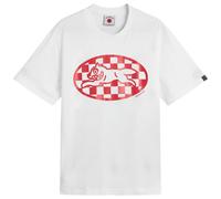ICECREAM Men's Checker Running Dog T-Shirt White