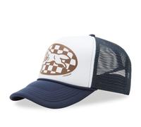ICECREAM Men's Checker Running Dog Trucker Cap Ecru/Navy
