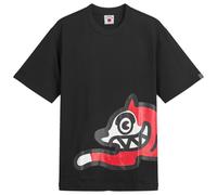 ICECREAM Men's Jumbo Running Dog T-Shirt Black