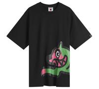 ICECREAM Men's Jumbo Running Dog T-Shirt Black