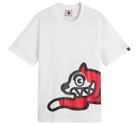 ICECREAM Men's Jumbo Running Dog T-Shirt White