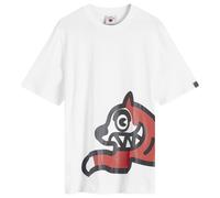 ICECREAM Men's Jumbo Running Dog T-Shirt White