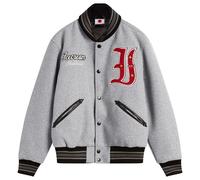 ICECREAM Men's Mascot Varsity Jacket Grey