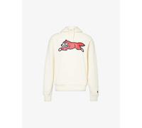 Icecream Mens Off White Running Dog Brand-print Cotton-jersey Hoody Xl