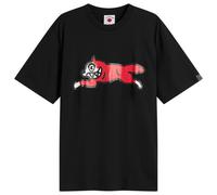ICECREAM Men's Running Dog T-Shirt Black