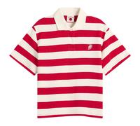 ICECREAM Women's Popsicle Striped Polo Shirt Red/White