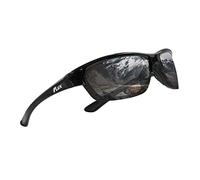ICECUBE AVENTO Polarized Sports Sunglasses - UV400 & Anti-Slip, Lightweight for Driving, Running & Golf - Unisex (BLK/Grey)