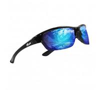 ICECUBE AVENTO Semi-Rimless Polarised Sunglasses for Men & Women, UV400 Category 3 Anti-Glare Lightweight Sports Sunglasses, Hard Case Included