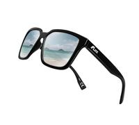 Icecube Casuar Polarized Sunglasses UV400 Protection with Anti-Slip Function and Lightweight Frame - for Men and Women when Driving, Running, Baseball, Golf, Casual Sports and Activities (Black, Grey)