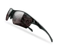 ICECUBE JET II NEO PC Polarized Sunglasses - Ultra-Light for Driving, Fishing & Cycling | Adjustable Nose & Temple (Matte Black, Grey)