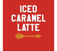 Iced Caramel Latte Sweatshirt - Red - L - Red