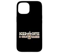 Iced Coffee And Cold Cases True Crime Podcast Investigator Case for iPhone 15