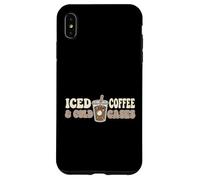 Iced Coffee And Cold Cases True Crime Podcast Investigator Case for iPhone XS Max