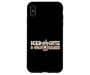 Iced Coffee And Cold Cases True Crime Podcast Investigator Case for iPhone XS Max