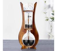 Iced Coffee Cold Brew Drip Tower, 600ml Capacity, 6-8 Cup, Ice Drop Coffee Maker Dripper, Aroma Locking And Dual Valves, Fine Filtration & Balanced Extraction, For Baristas Coffee Lovers