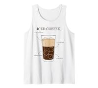 Iced Coffee Cold Brew Oat Milk Vanilla Syrup Ice Tank Top