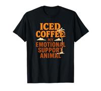 Iced Coffee My Emotional Support Animal Funny T-Shirt