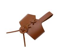 Iced Coffee Sleeve,PU Leather Retro Beverage Can Holder - Portable Drinking Sleeve with Belt Attachment, Cosplay Props for Theatre Performance Theme Parties