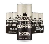 Iced Mocha by Jimmy's Iced Coffee | Chocolate Coffee Flavour | Multipack of 12 x 250ml SlimCans | Refreshing, Ready to Drink Iced Coffee Cans | Cold