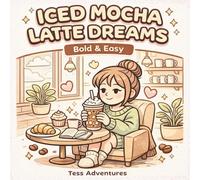 Iced Mocha Latte Dreams Coloring Book: Bold and Easy coloring style. Relax, sip and color your way through cozy cafe dreams full of soft-life vibes.