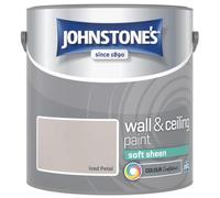 Iced Petal Johnstone’s Wall & Ceiling Soft Sheen Paint 2.5L - Subtle Sheen Finish, Durable & Washable, Quick Dry, Low Odour Interior Paint for Walls & Ceilings
