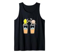 Iced Tea Peach Lemon Fight with Sticks Tank Top