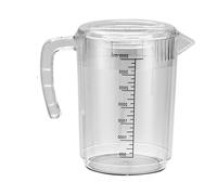 Iced Tea Pitcher,2500ml Clear Unbreakable Water Pitcher with Measurements - Dishwasher-Safe Liquid Dispenser for Hot/Cold Beverage Coffee Milk Homemade Juice Cocktails Drink
