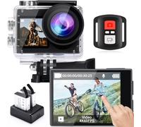 icefox Action Cam 4K 60fps 20MP WiFi Underwater Camera 170° Ultra Wide Angle Full HD with EIS, 4X Zoom, App Support Video & Photo Editing, Waterproof Action Cameras Remote Control