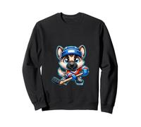 Icehockey Malinois Pup Love The Game Sweatshirt