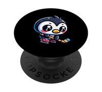 Icehockey Penguin Cute Skater PopSockets Adhesive PopGrip