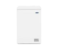 ICEKING CF100EW Chest Freezer, 98L Capacity, White, Counterbalanced Li