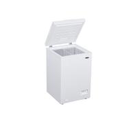 ICEKING CF100EW Chest Freezer, 98L Capacity, White, Counterbalanced Lid, Wire Basket, Adjustable Thermostat, Energy Efficient - Ideal for Kitchen, Utility Room, Garage or Out Buildings