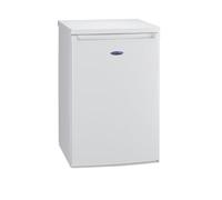 ICEKING RHK551EW Freestanding Undercounter Icebox Fridge, 109L Capacity, White, Adjustable Thermostat, Energy Efficient, LED Light, Quiet Operation - Ideal for Kitchen or Utility Room