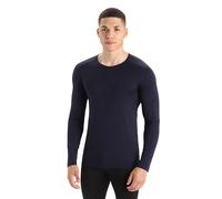 ICEKQ|#Icebreaker Men 200 Oasis LS Crewe Base Layer - Midnight Navy, M