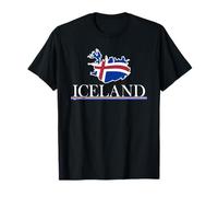 Iceland - Arctic Nature & Adventure - Islandic Flag Souvenir T-Shirt