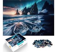 iceland beach of iceAdults 1000 Pieces Puzzle Challenging To Complete But Fun And Humorous deal as gifts for the whole family 38x26cm