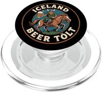 Iceland Beer Tölt Viking Horse Rider Funny PopSockets PopGrip for MagSafe