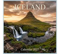 Iceland Calendar 2027: Discover the ethereal waterfalls, dramatic coastlines, and rugged beauty of the Nordic wilderness