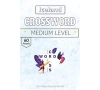 Iceland Crossword Puzzles Book: Morning puzzles for the land of fire and ice explorer