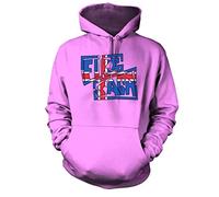 Iceland Fire Saga Hoodie [Baby Pink Large]