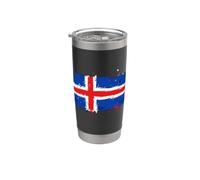 Iceland Flag Icelandic Pride Roots Stainless Steel Insulated Tumbler