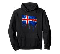 Iceland Flag Pullover Hoodie