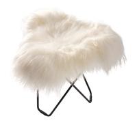 Iceland Flying Goose sheepskin stool Cuero - 7340172614586
