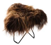 Iceland Flying Goose sheepskin stool Cuero Black / Wild brown - 7340172614975