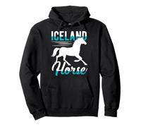 Iceland Horse Funny Horse Pony Gift Pullover Hoodie
