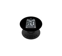 Iceland is Calling and I Must Go TShirt Travel Gift PopSockets Adhesive PopGrip