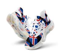 Iceland Map Flag Men's Running Shoe 11.5women/9.5men（EUR43）
