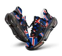 Iceland Map Flag Men's Running Shoe 12men（EUR46）